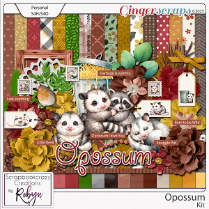 Opossum Kit by Scrapbookcrazy Creations