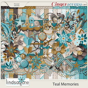 Teal Memories by Lindsay Jane