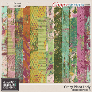 Crazy Plant Lady Blended Papers by Aimee Harrison