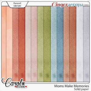 Moms Make Memories-Solid paper