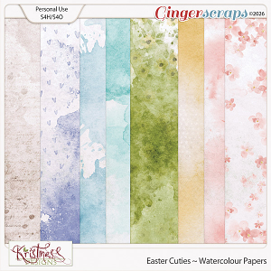 Easter Cuties Watercolour Papers