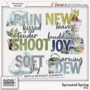 Sprouted Spring Titles by Aimee Harrison Sprouted Spring Titles by Aimee Harrison