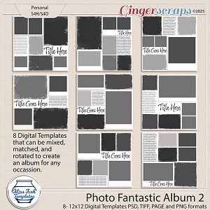 Photo Fantastic Album 2 Bundle by Miss Fish