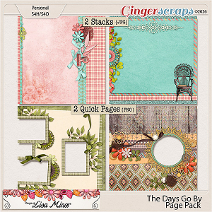 The Days Go By Page Pack from Designs by Lisa Minor