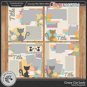 Crazy Cat Lady [Templates-CU OK] by Cindy Ritter