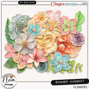 Summer Hangout - Flowers - by Neia Scraps