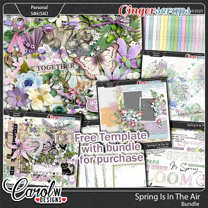 Spring Is In The Air-Bundle+Free Template