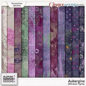 Aubergine Blended Papers by Aimee Harrison