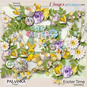 Easter Time Clusters by Palvinka Designs