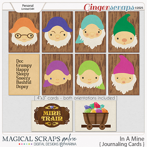 In A Mine (journaling cards)
