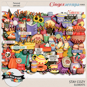 Stay Cozy - Elements by Lisa Rosa Designs