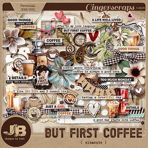 But First Coffee Elements by JB Studio