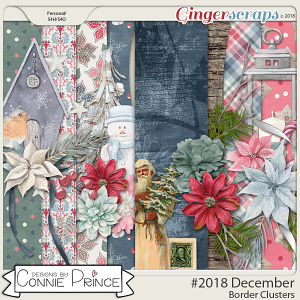 #2018 December - Border Clusters by Connie Prince
