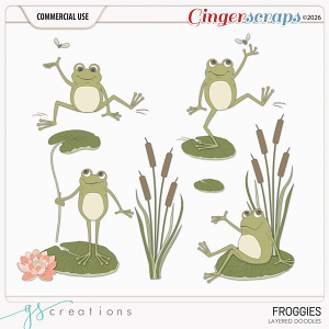 Froggies Layered Doodles (CU) by GS Creations Froggies Layered Doodles (CU) by GS Creations