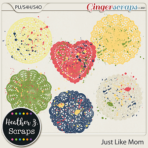 Just Like Mom PAINT by Heather Z Scraps