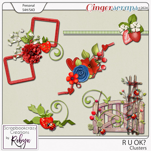 R U OK Clusters by Scrapbookcrazy Creations