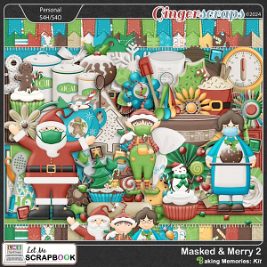 Masked & Merry-2 by Let Me Scrapbook