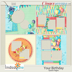 Your Birthday Quick Pages by Lindsay Jane