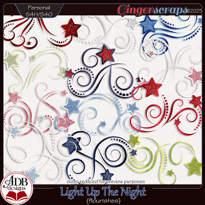 Light Up The Night Flourishes by ADB Designs Light Up The Night Flourishes by ADB Designs