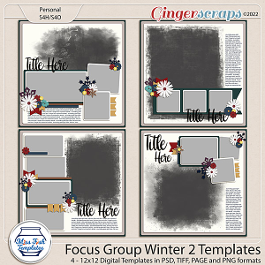 Focus Group Winter 2 Templates by Miss Fish