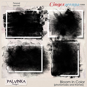 Bloom In Color Photomasks by Palvinka Designs