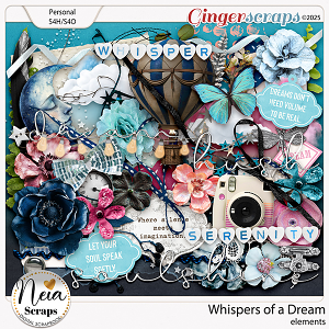 Whispers of a Dream - Elements - by Neia Scraps