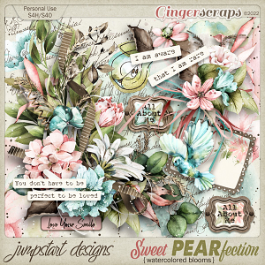 Sweet PEAR-fection {Watercolor Blooms}