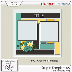 Strip It Template 05 by Scrapbookcrazy Creations