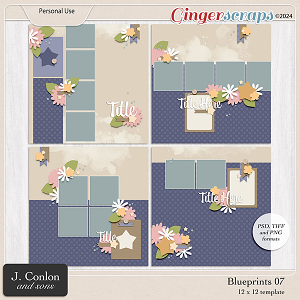 Blueprints 07 12x12 Templates by J. Conlon and Sons