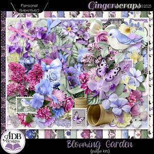 Blooming Garden Page Kit by ADB Designs