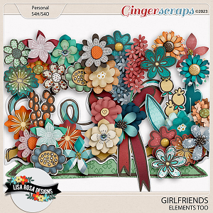 Girlfriends - Elements Too by Lisa Rosa Designs