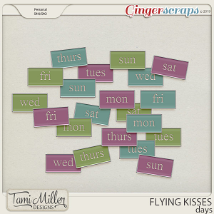 Flying Kisses Days by Tami Miller Designs