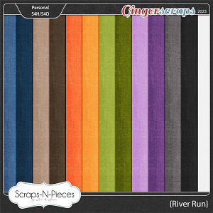 River Run Cardstocks by Scraps N Pieces  