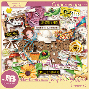 May Daydreams: In Full Bloom Elements by JB Studio