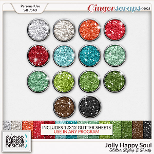 Jolly Happy Soul Glitters by Aimee Harrison