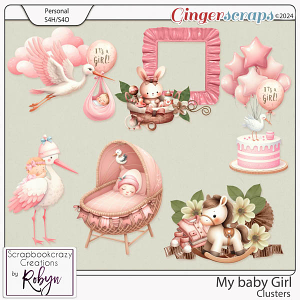 my Baby Girl Clusters by Sxrapbookcrazy Creations