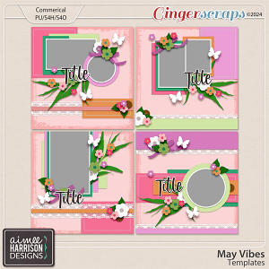 May Vibes Templates by Aimee Harrison