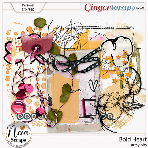 Bold Heart - Artsy Bits - by Neia Scraps Bold Heart - Artsy Bits - by Neia Scraps