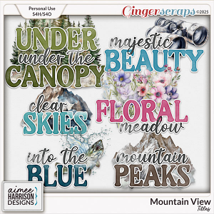 Mountain View Titles by Aimee Harrison