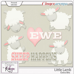 Little Lamb Extras by Scrapbookcrazy Creations
