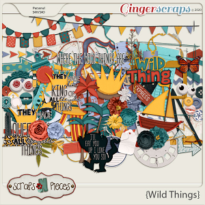 Wild Things Embellishments - Scraps N Pieces