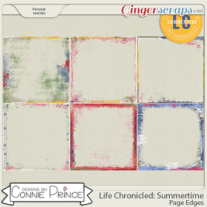 Life Chronicled: Summertime - Page Edges by Connie Prince