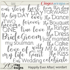 Happily Ever After: Wordart by LDragDesigns
