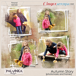 Autumn Story Photomasks and Frames by Palvinka Designs