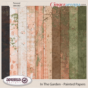 In The Garden - Painted Papers by Aprilisa Designs