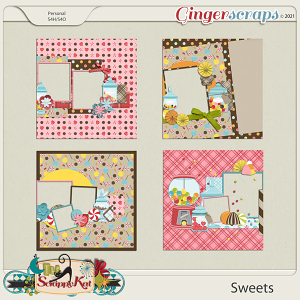 Sweets Quick Pages by The Scrappy Kat