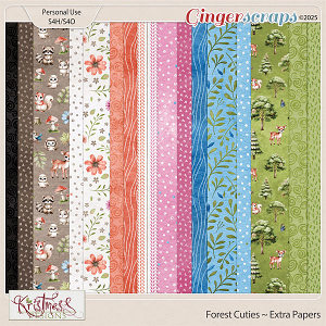 Forest Cuties Extra Papers