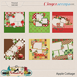 Apple Cottage Quick Pages by The Scrappy Kat
