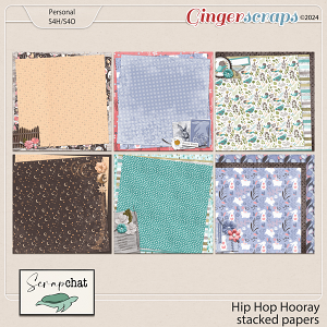 Hip Hop Hooray Stacked Papers by ScrapChat Designs
