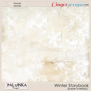 Winter Storybook Paper Overlays by Palvinka Designs
